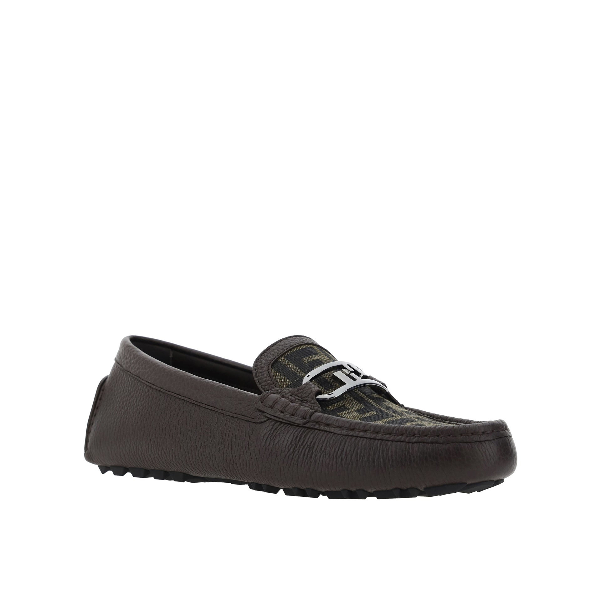 Fendi Leather Monogram Loafers Men - 2