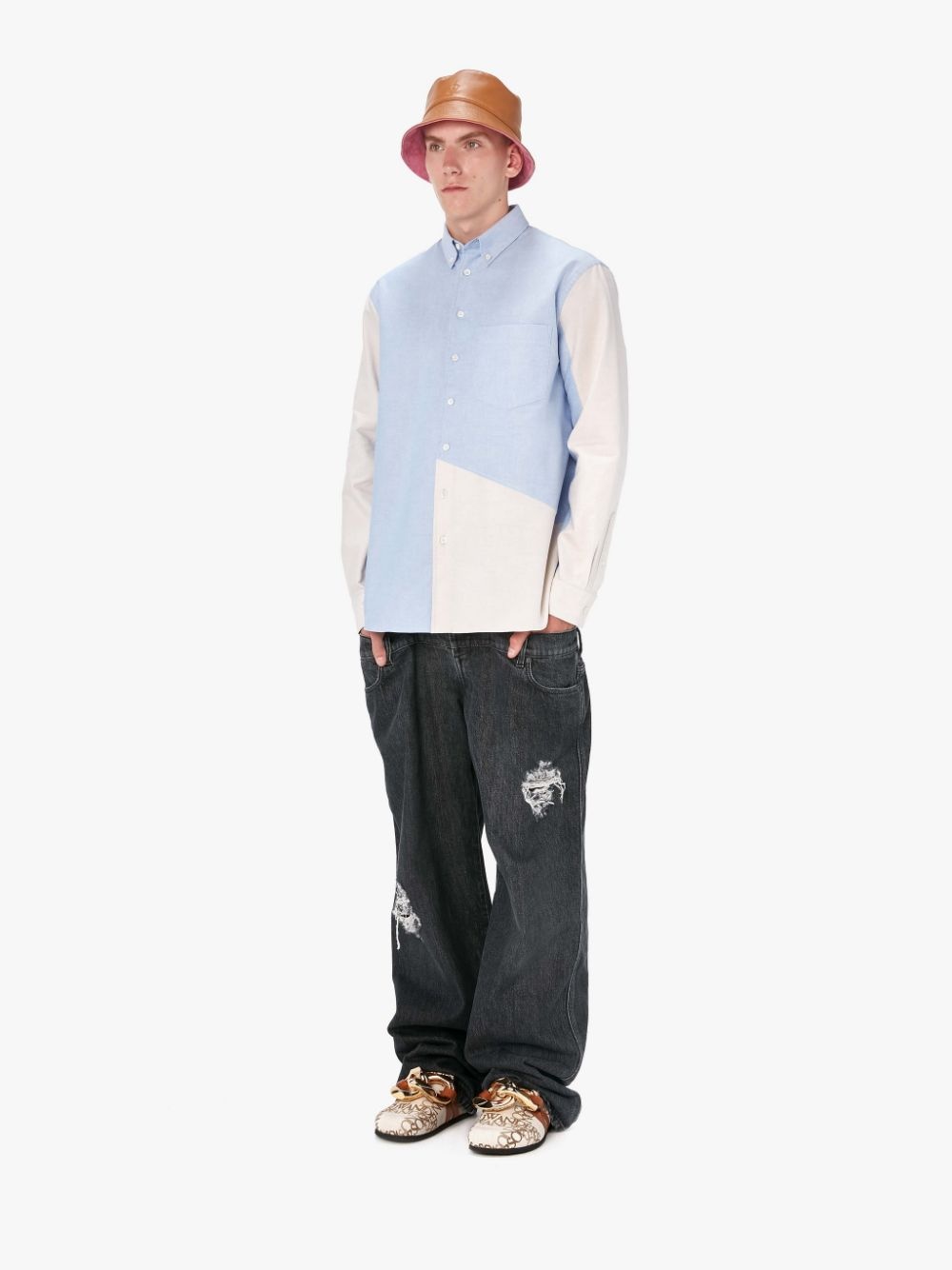 CLASSIC FIT PATCHWORK SHIRT - 4