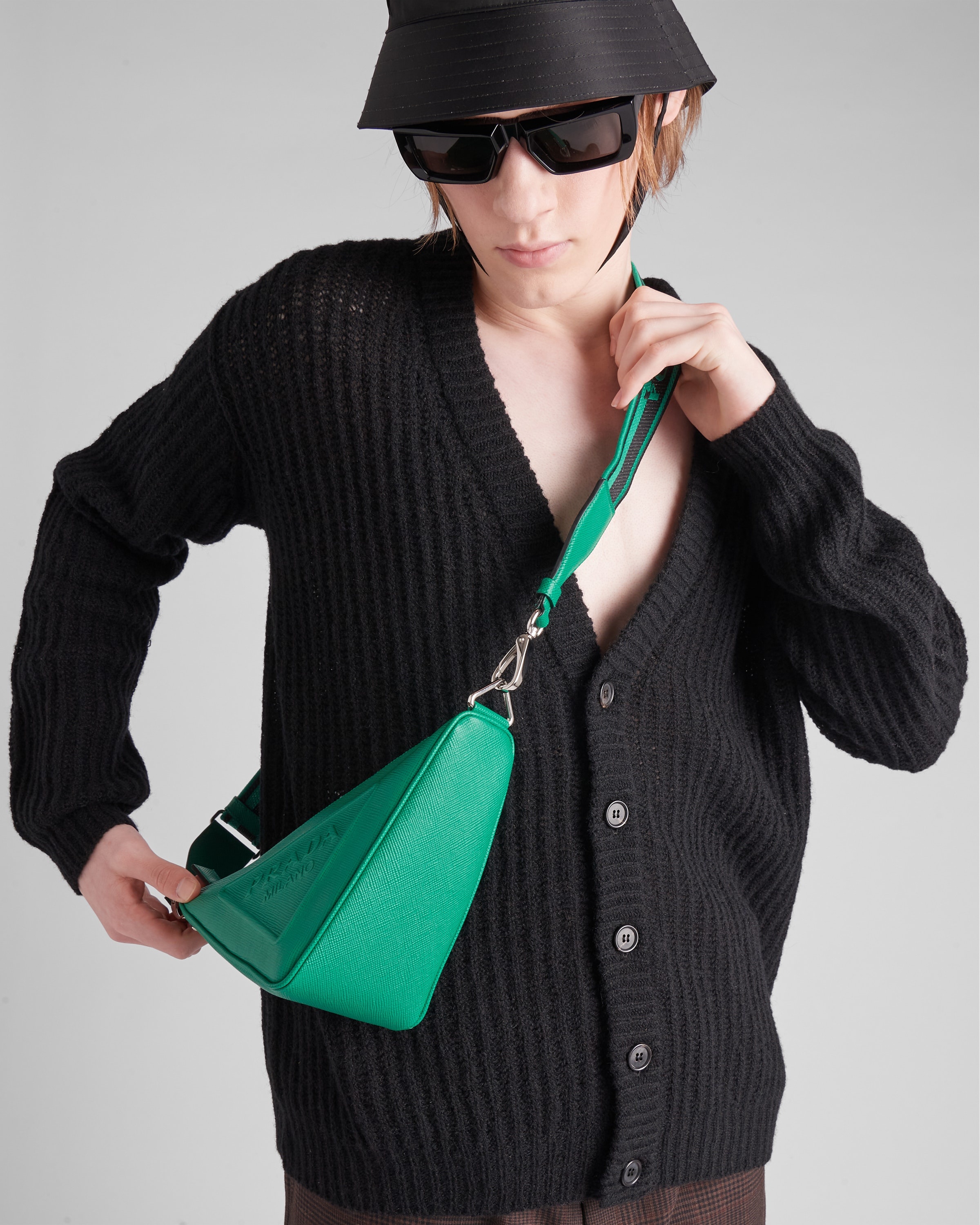 Saffiano Prada Triangle bag - 7