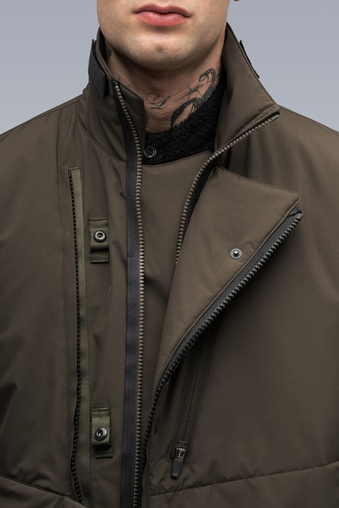 J68-PL 2L Gore-Tex Infinium™ Windstopper® Rider Jacket RAF GREEN ] with NG5-PU, LA6B-AD, P31A-DS - 21