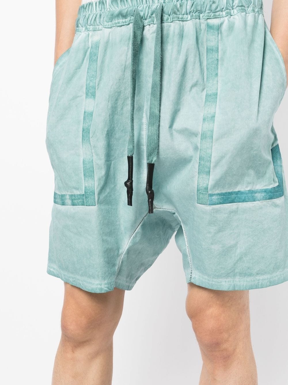 panelled drawstring shorts - 5