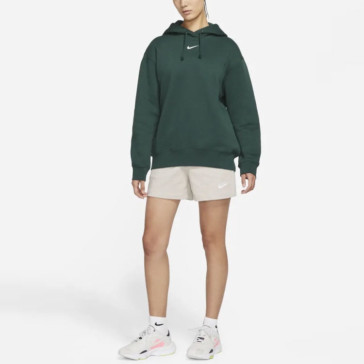 (WMNS) Nike Sportswear Collection Fleece Casual Sports Hoodie 'Green' DJ7669-397 - 3