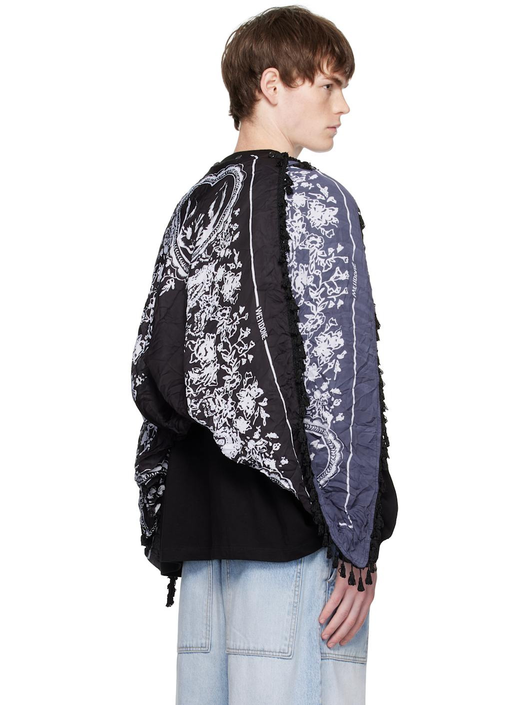 Black Bandana Scarf T-shirt - 3