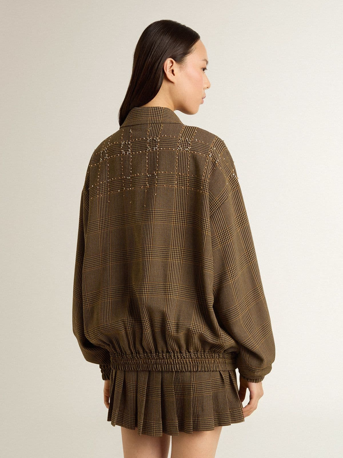 Women's wool bomber jacket - 4