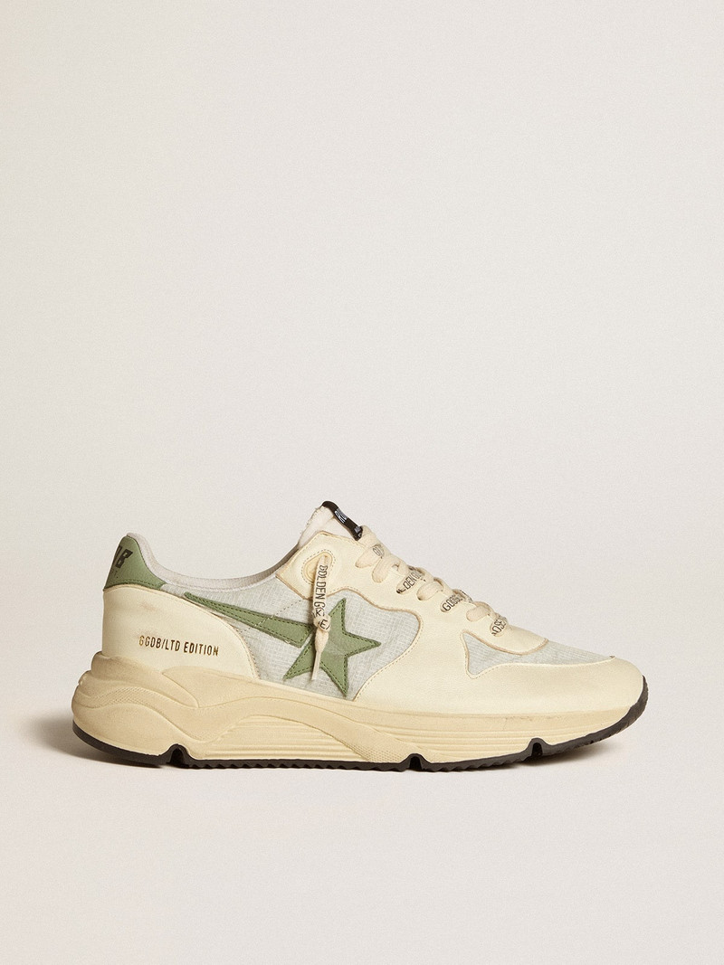 Men’s Running Sole LTD in nylon and nappa with nubuck star and heel tab - 1