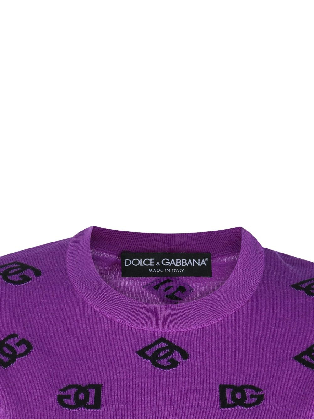 logo-pattern crew-neck sweater - 3