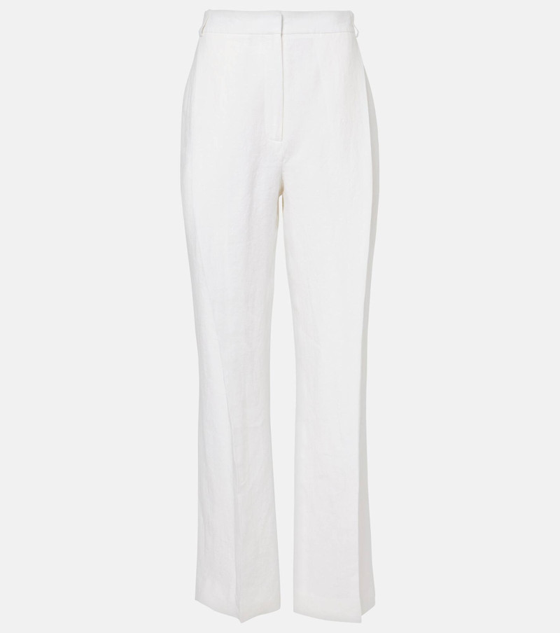 Gabrielle linen wide-leg pants - 1