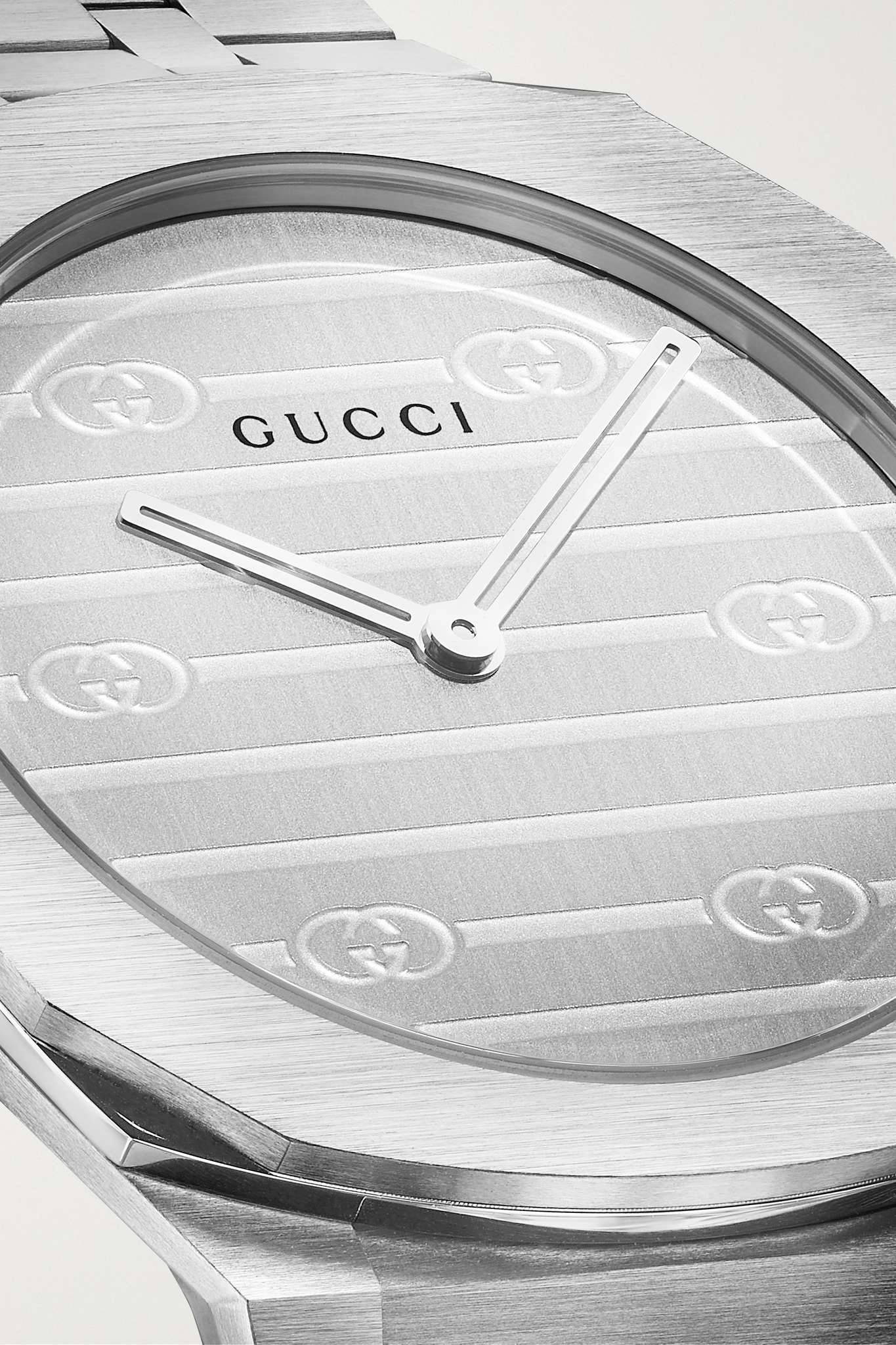 Gucci 25H S 30mm gold-plated stainless steel watch - 5