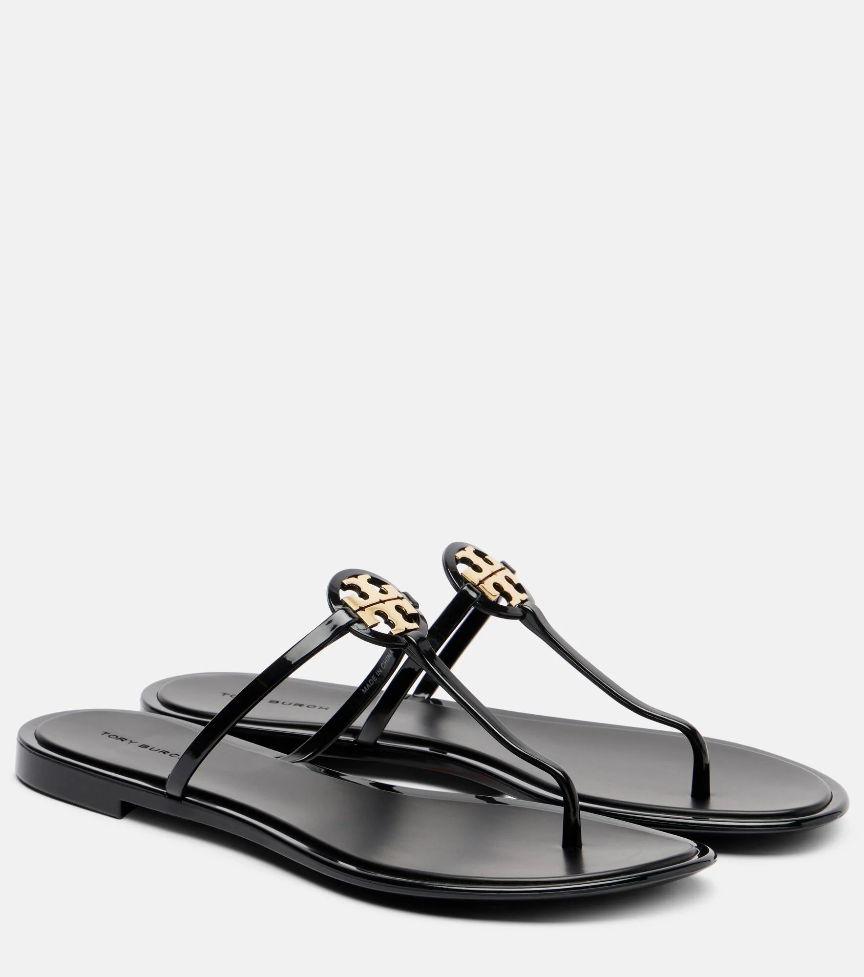 Embellished thong sandals - 1