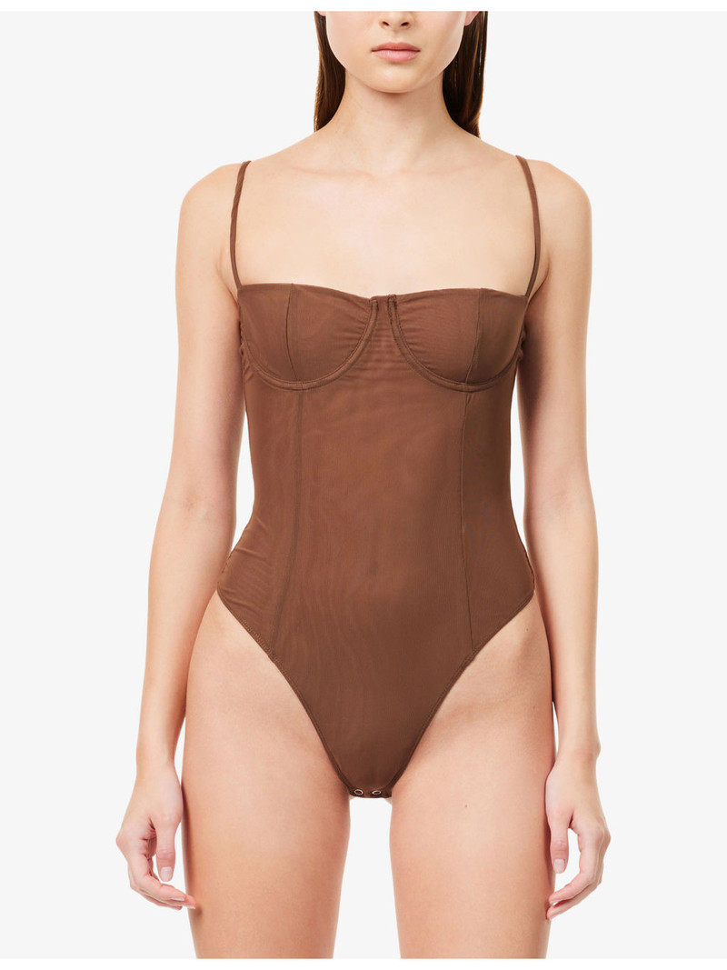 Mesh Bustier Bodysuit 3
