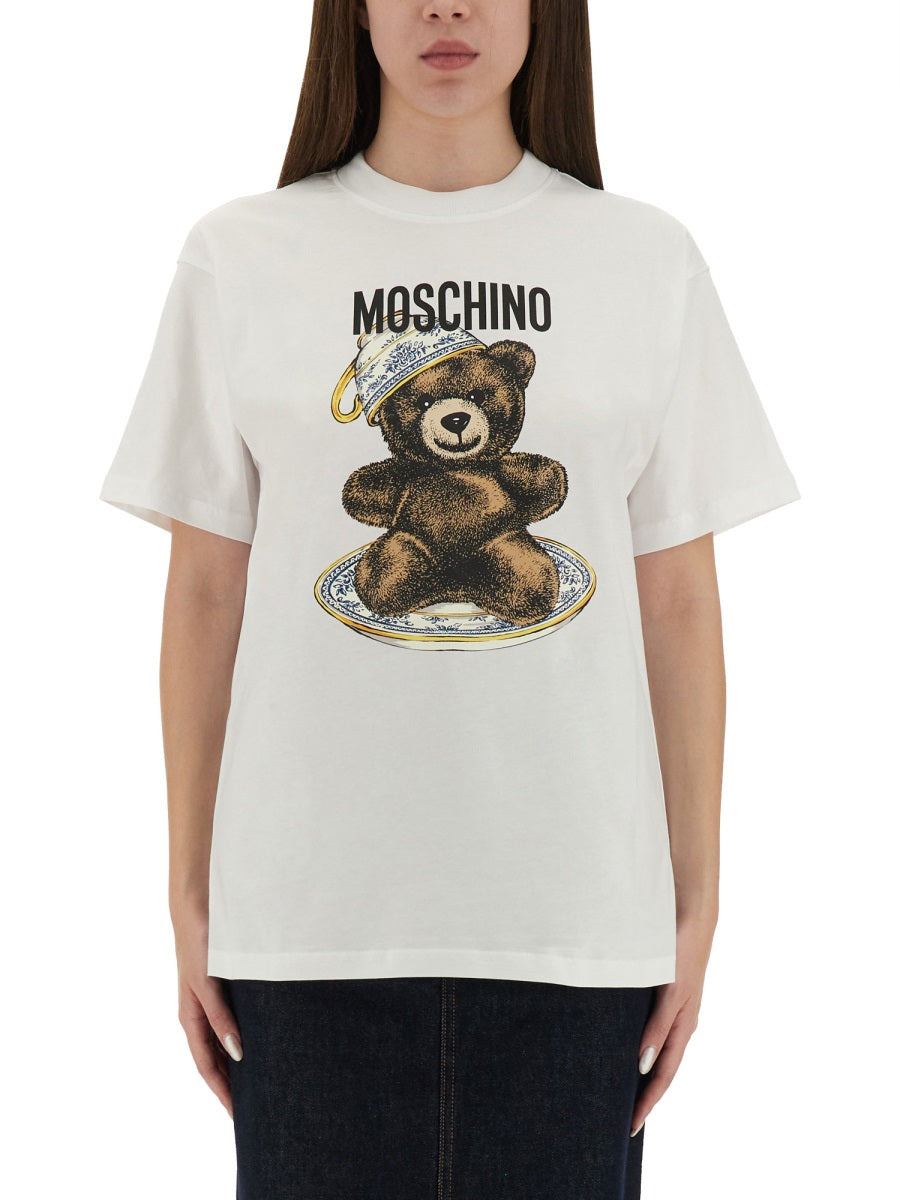 T-Shirt With "Teddy" Print - 1