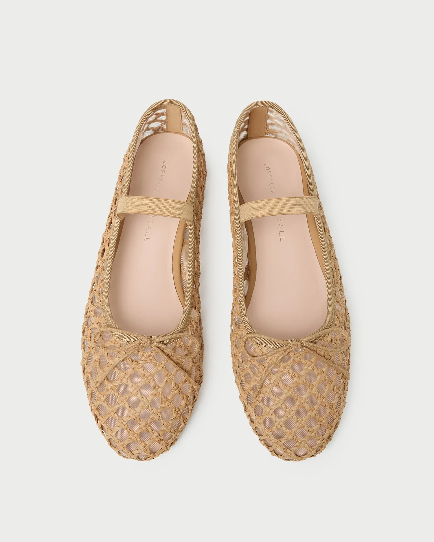 Leonie Brown Crochet Ballet Flat - 1