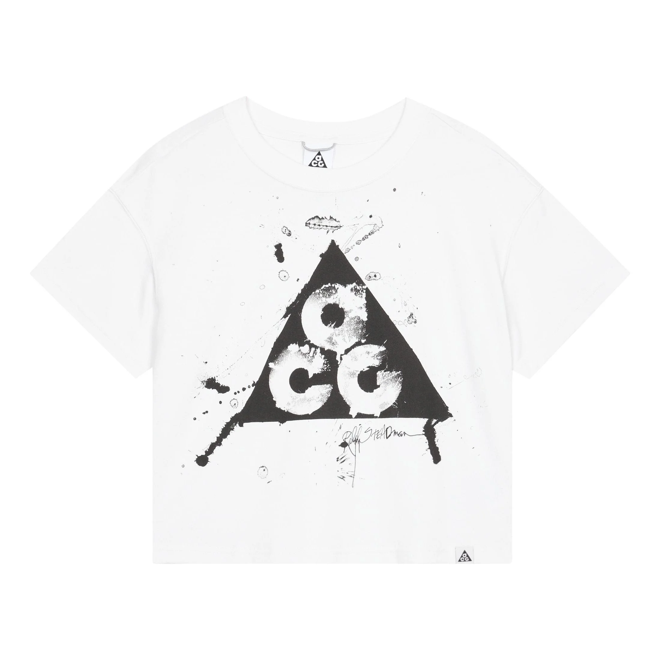 (WMNS) 나이키 ACG ACG Dri-FIT ADV 티셔츠 '화이트 블랙'FN1901-121 - 1