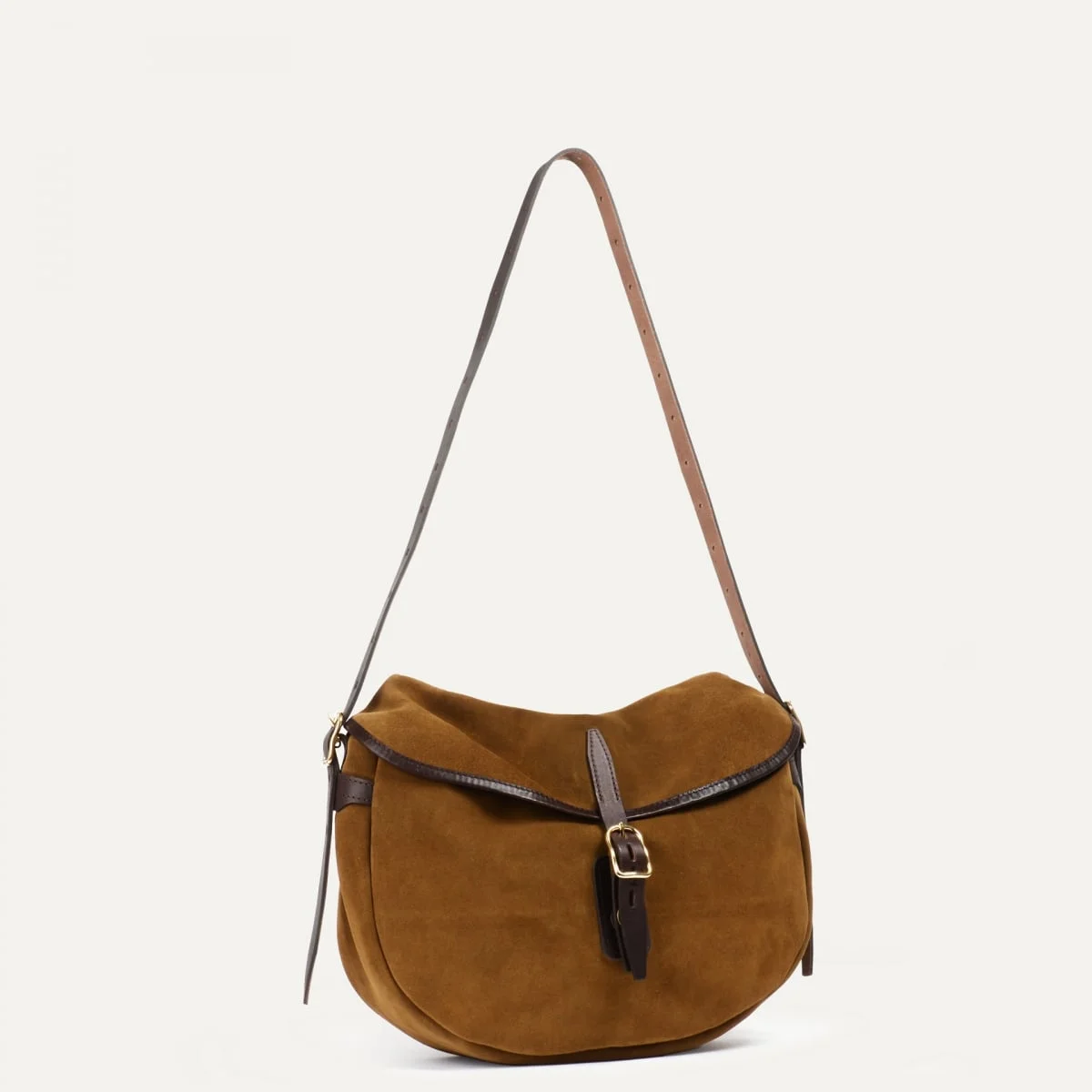 MARGOT HALF MOON FISHERMAN'S BAG - HAZELNUT BROWN - 1