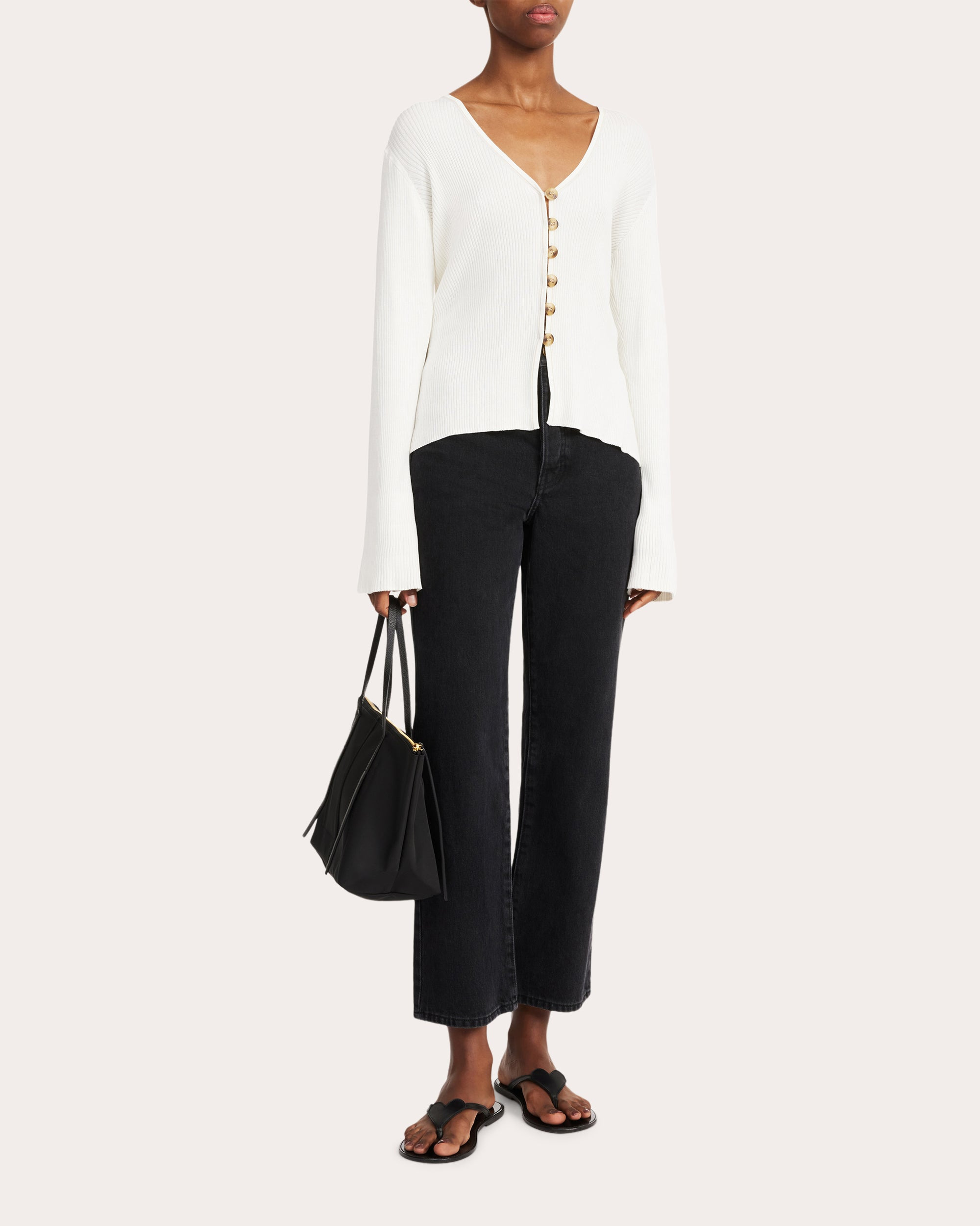 Cirella Ribbed Cotton-Blend Cardigan - 2