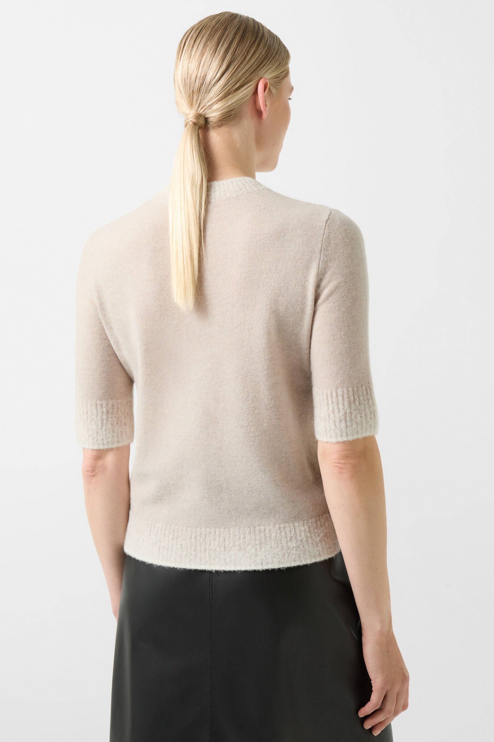 Luise knitted top in Sand - 3