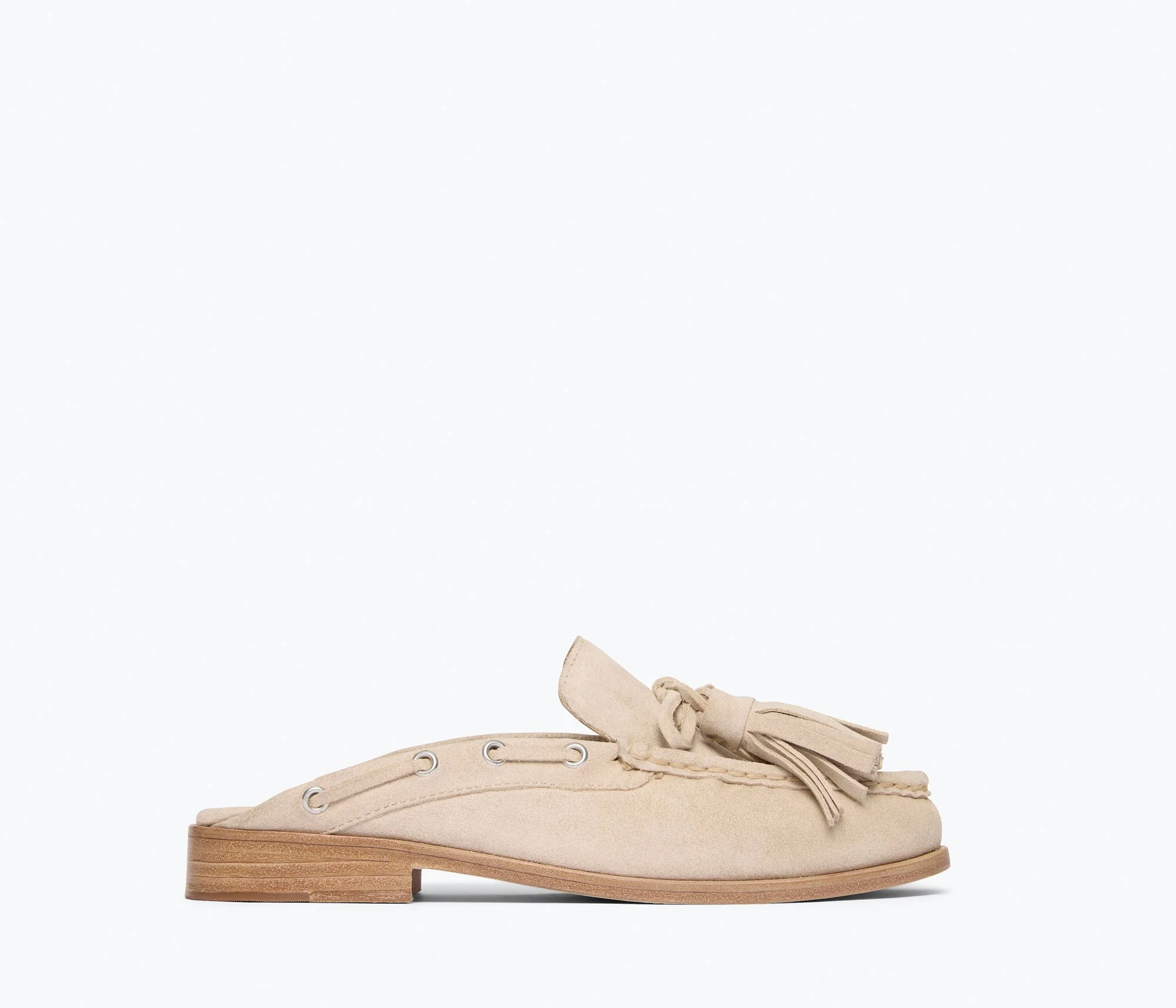 LEON TASSEL PENNY LOAFER MULE - 1