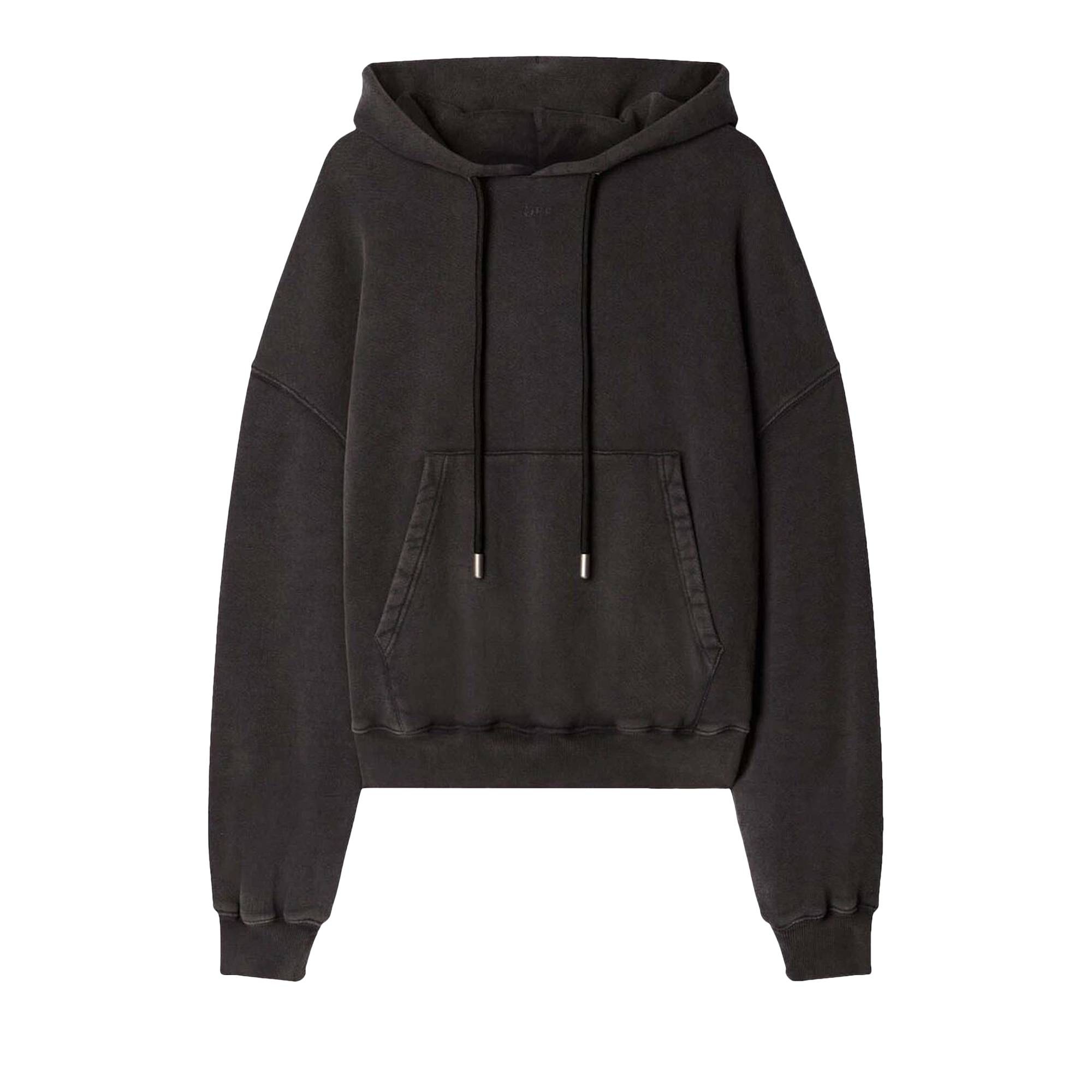 Off-White Super Moon Arrow Over Hoodie 'Black/Multicolor' - 1