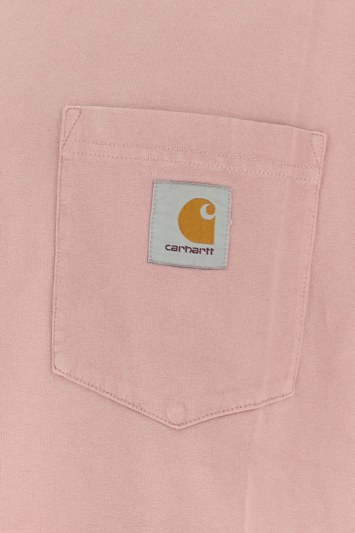 Antiqued pink cotton S/S Hudson Pocket T-Shirt - 3