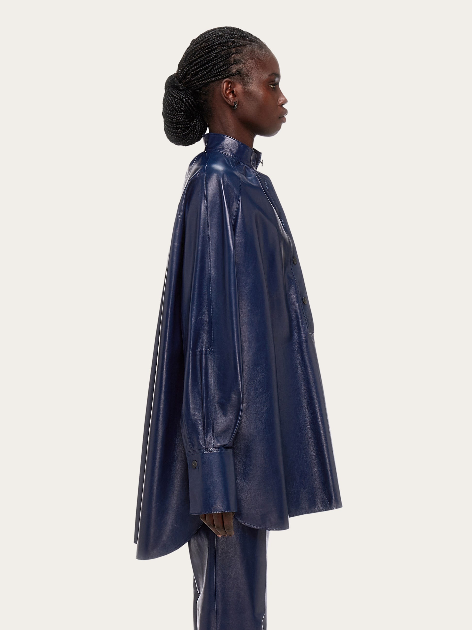 Oversize nappa shirt - 3