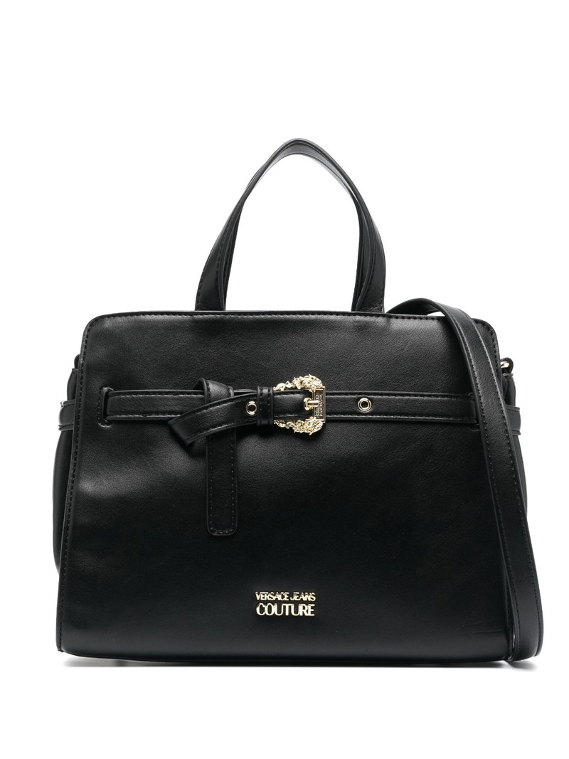 logo-plaque tote bag 1