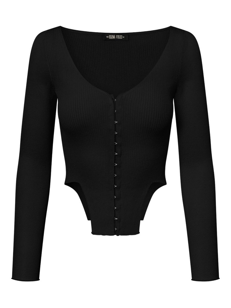 linen knit top 1