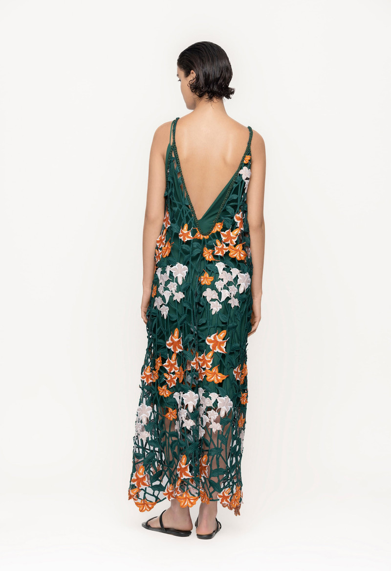 Hierbaluisa Sabanero Nocturno Crochet Maxi Dress 4