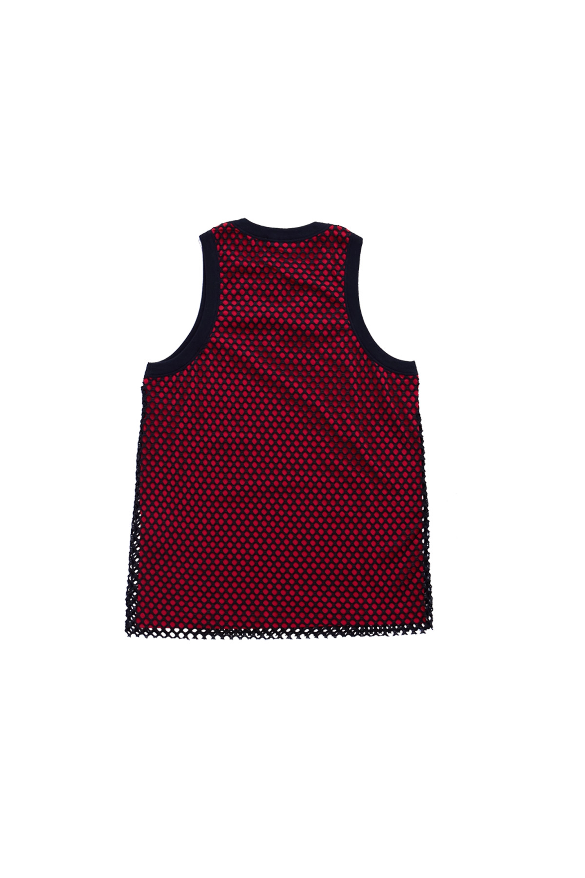 Wales Bonner Record Mesh Tank Top Red - 2