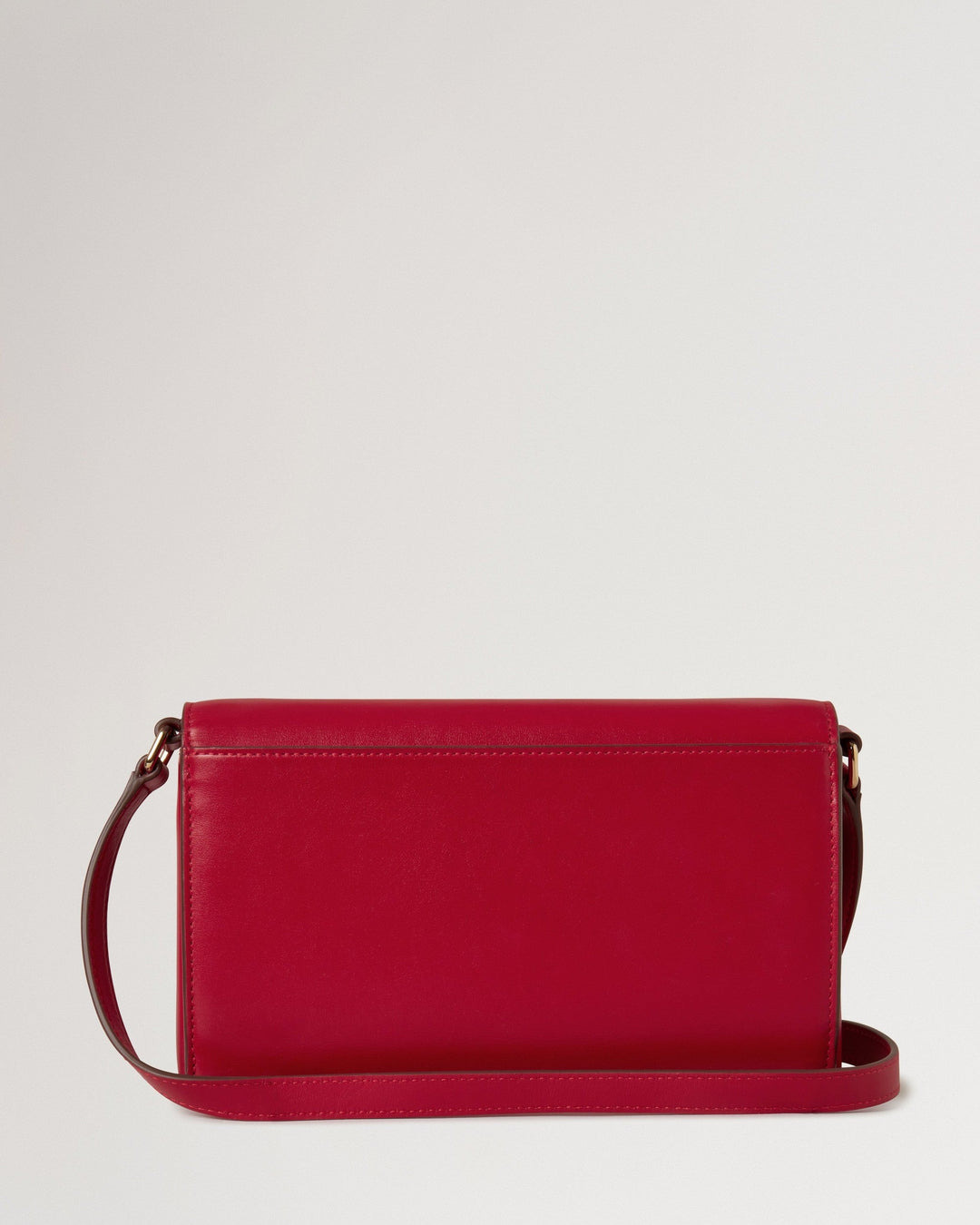 Lana Wallet On Strap Scarlet Red High Gloss Leather - 2