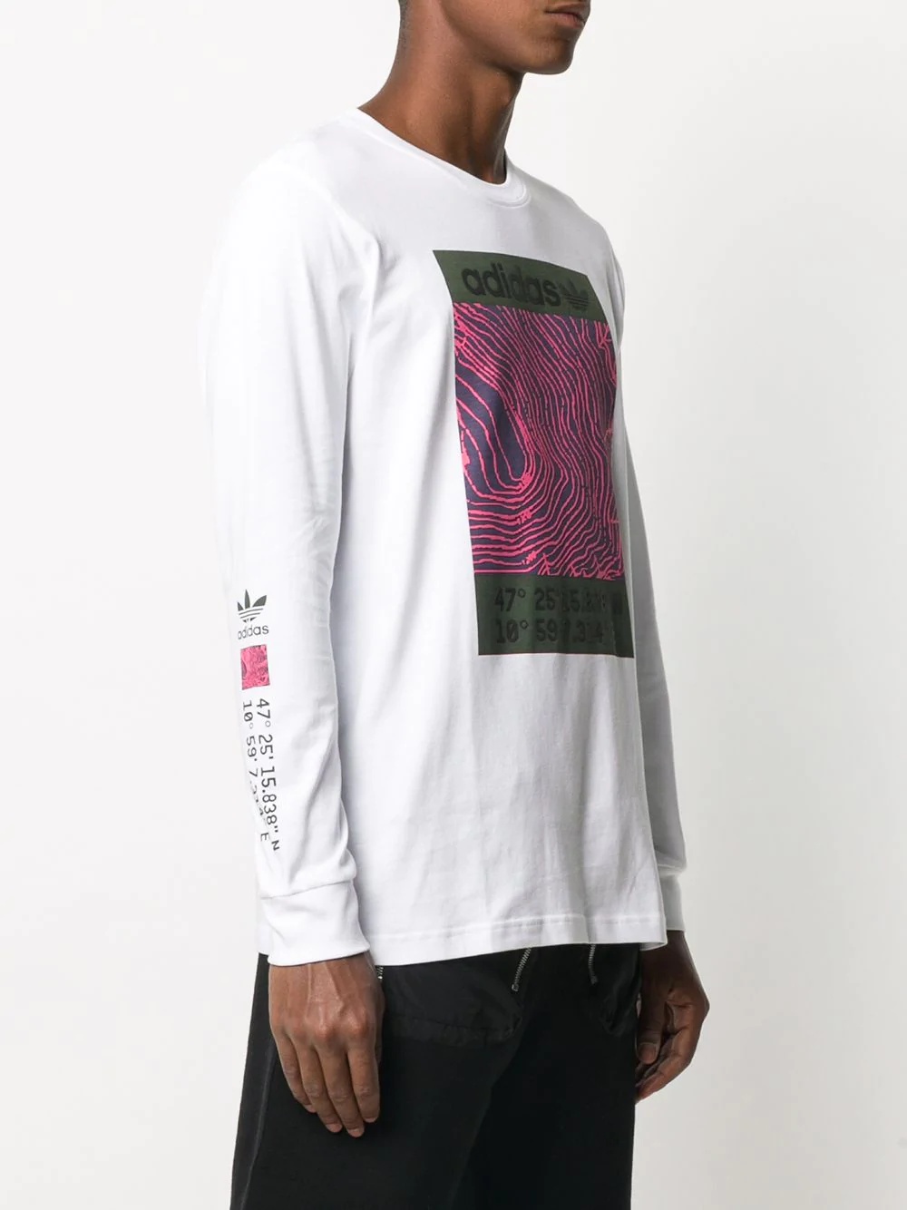 long-sleeve graphic print T-shirt - 3