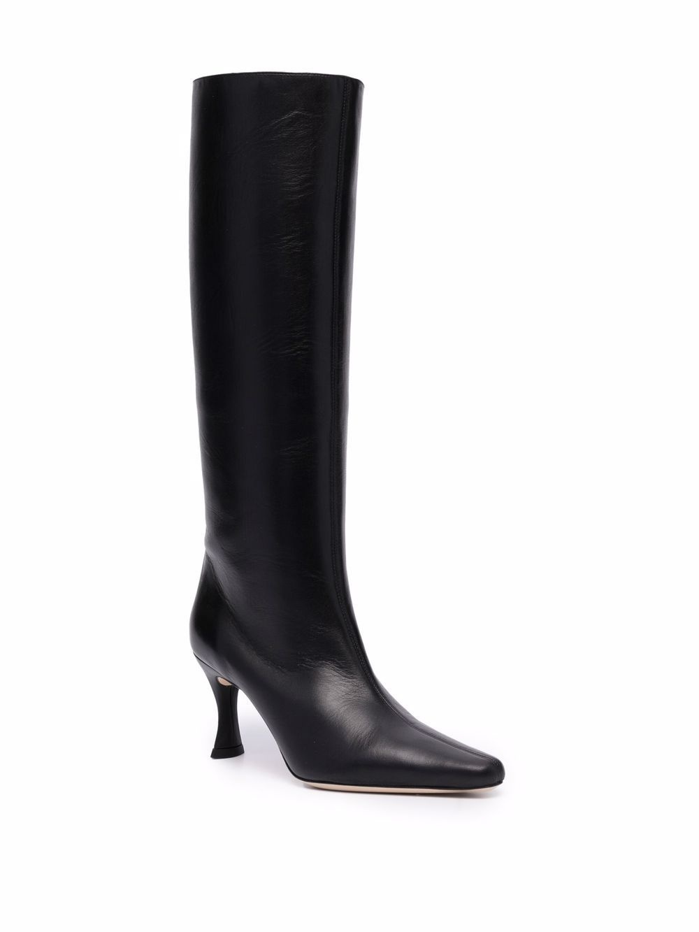 pointed knee-length boots - 2