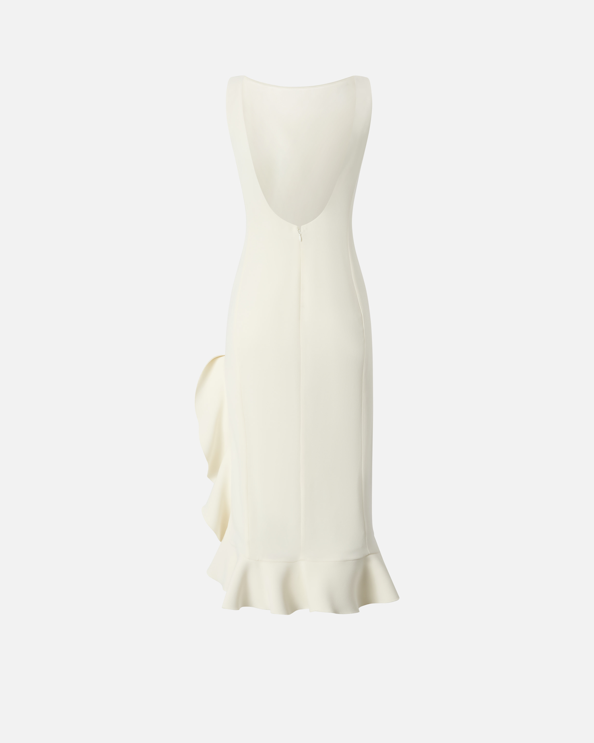 FITTED DRESS WITH FLOUNCES - 6
