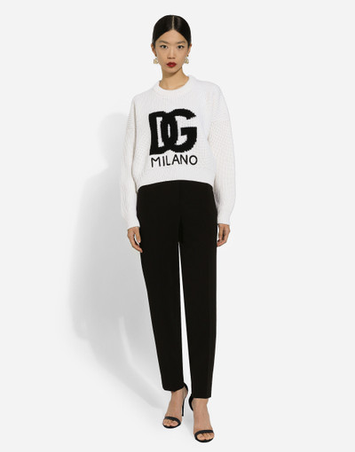 Dolce & Gabbana Ribbed wool sweater with DG logo outlook