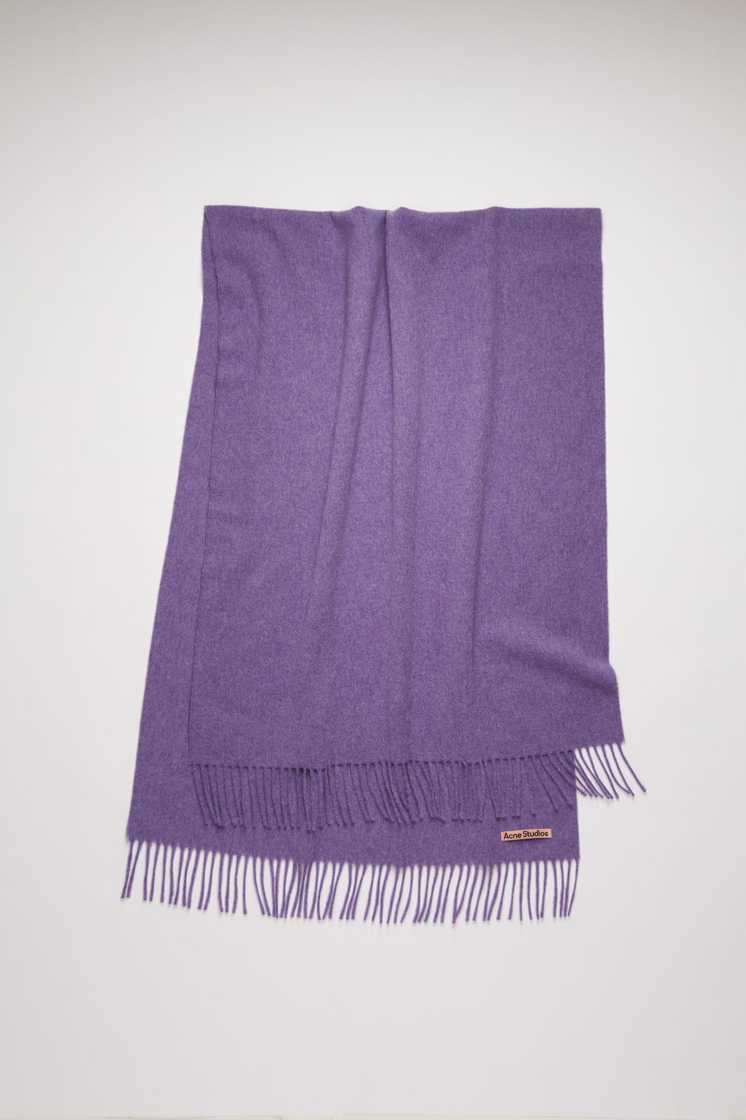 Oversized scarf lilac purple - 1