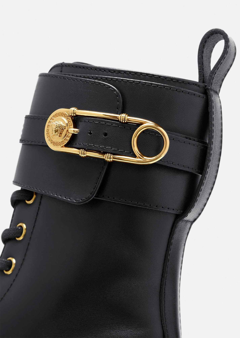 Safety Pin Leather Boots 2