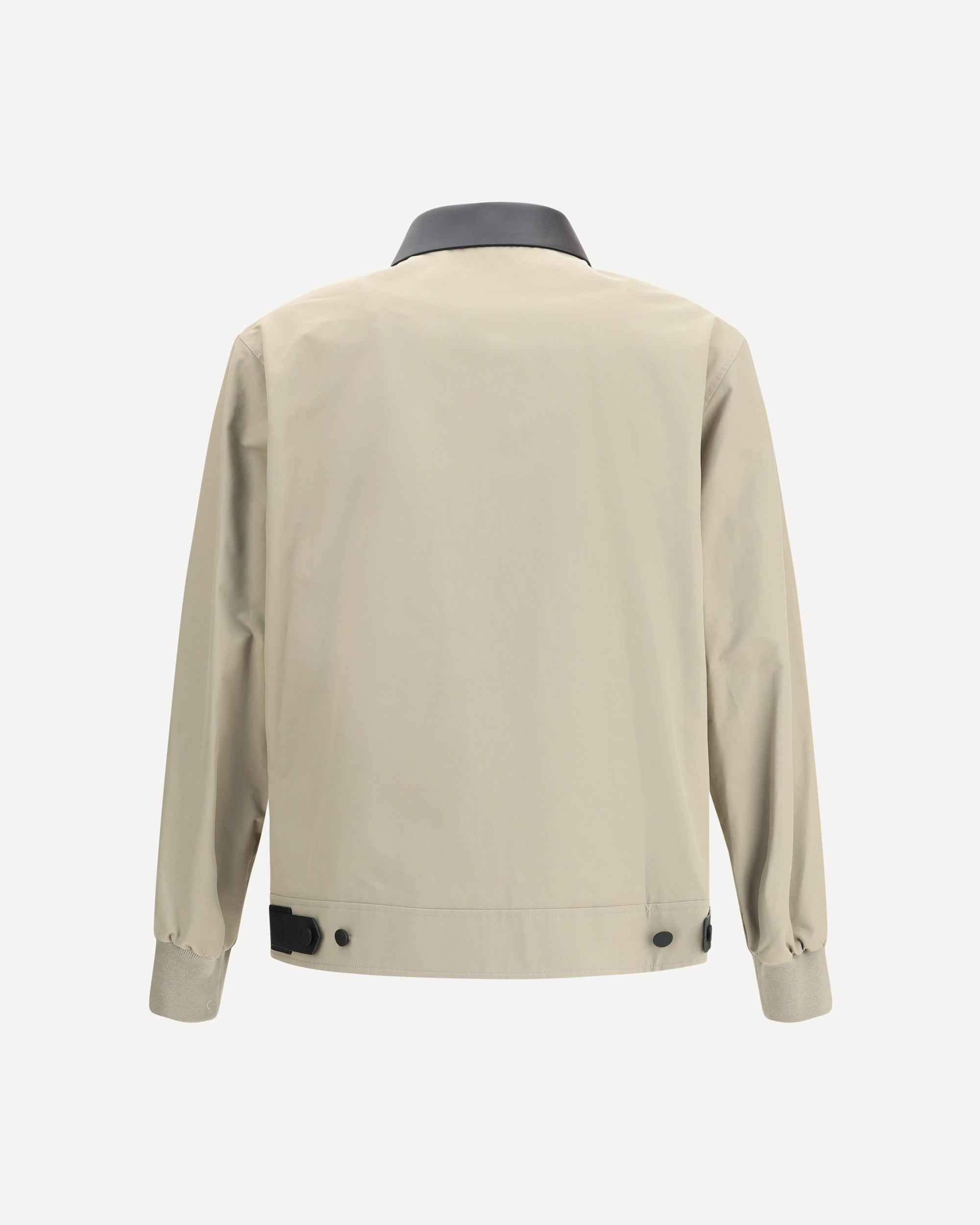 Cotton Harrington Jacket with leather details - 2