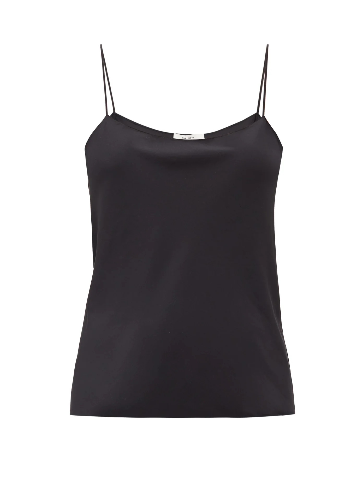 Biggins silk-strap crepe camisole - 1