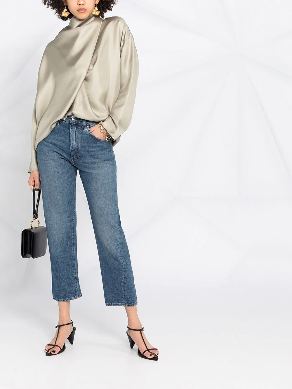 Original twisted seam cropped jeans - 2