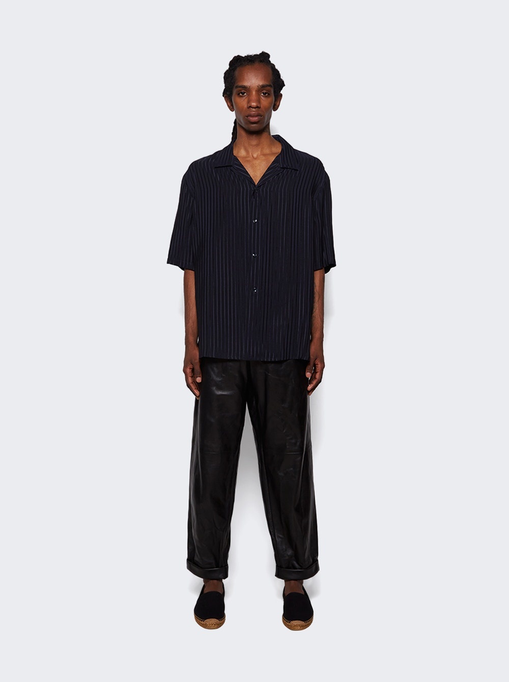 Lambskin Sweatpants Black - 2