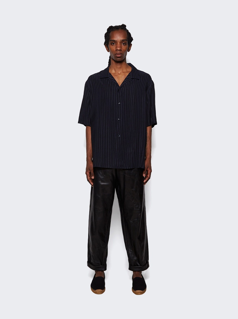 SAINT LAURENT Lambskin Sweatpants Black outlook