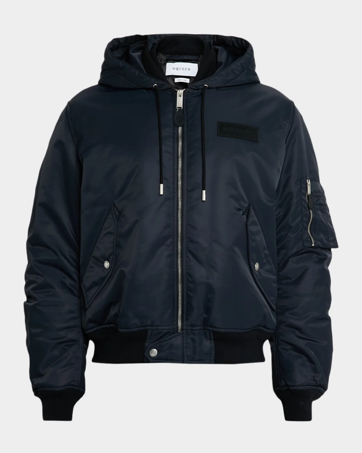 Men's Hooded Nylon Jacket - 1