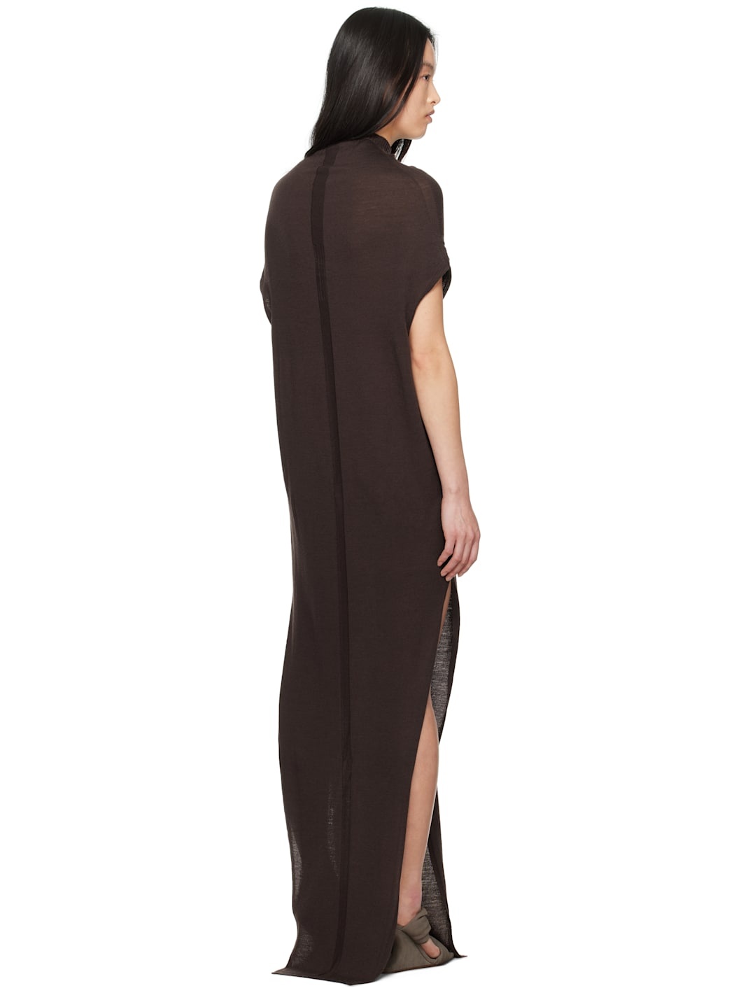Brown Hollywood SL Crater Maxi Dress - 3