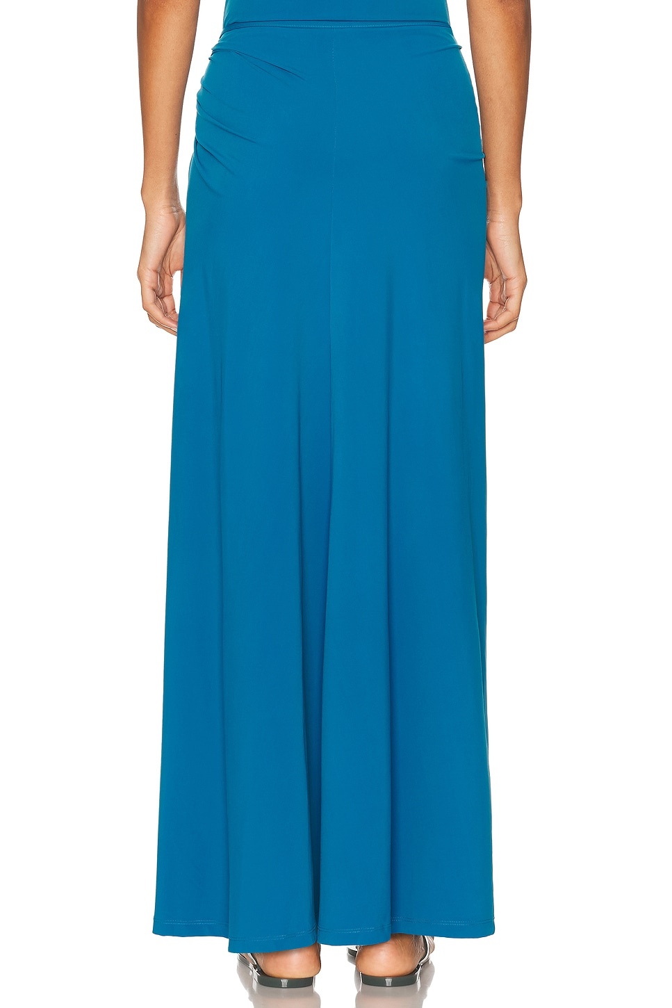 Ruched Orbit Split Skirt - 4
