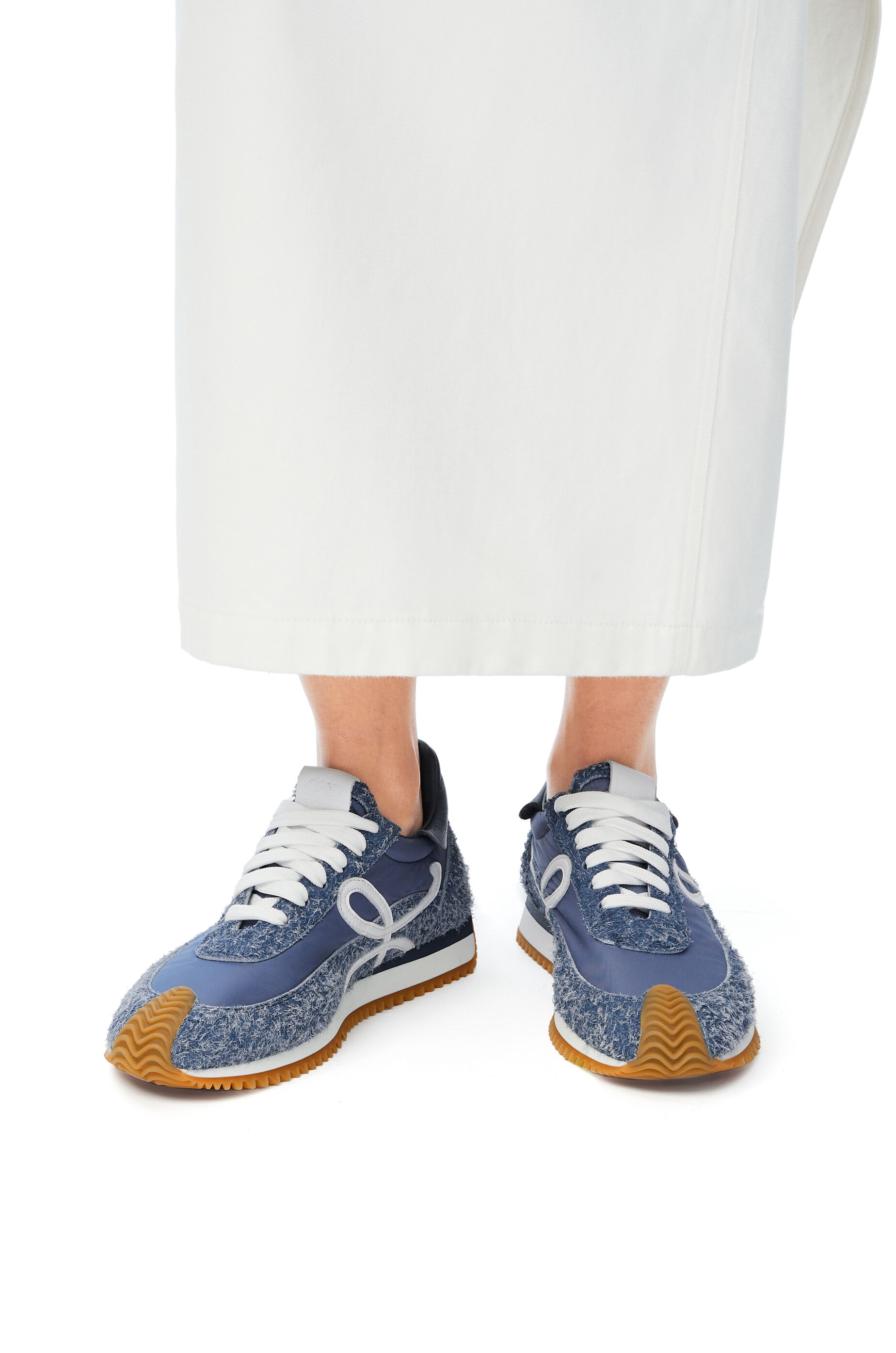 Flow Runner in nylon and brushed suede - 2