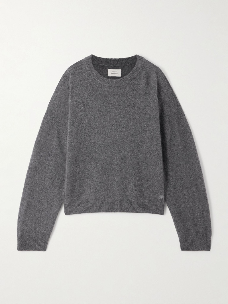 Anaa oversized cashmere sweater Gray 1
