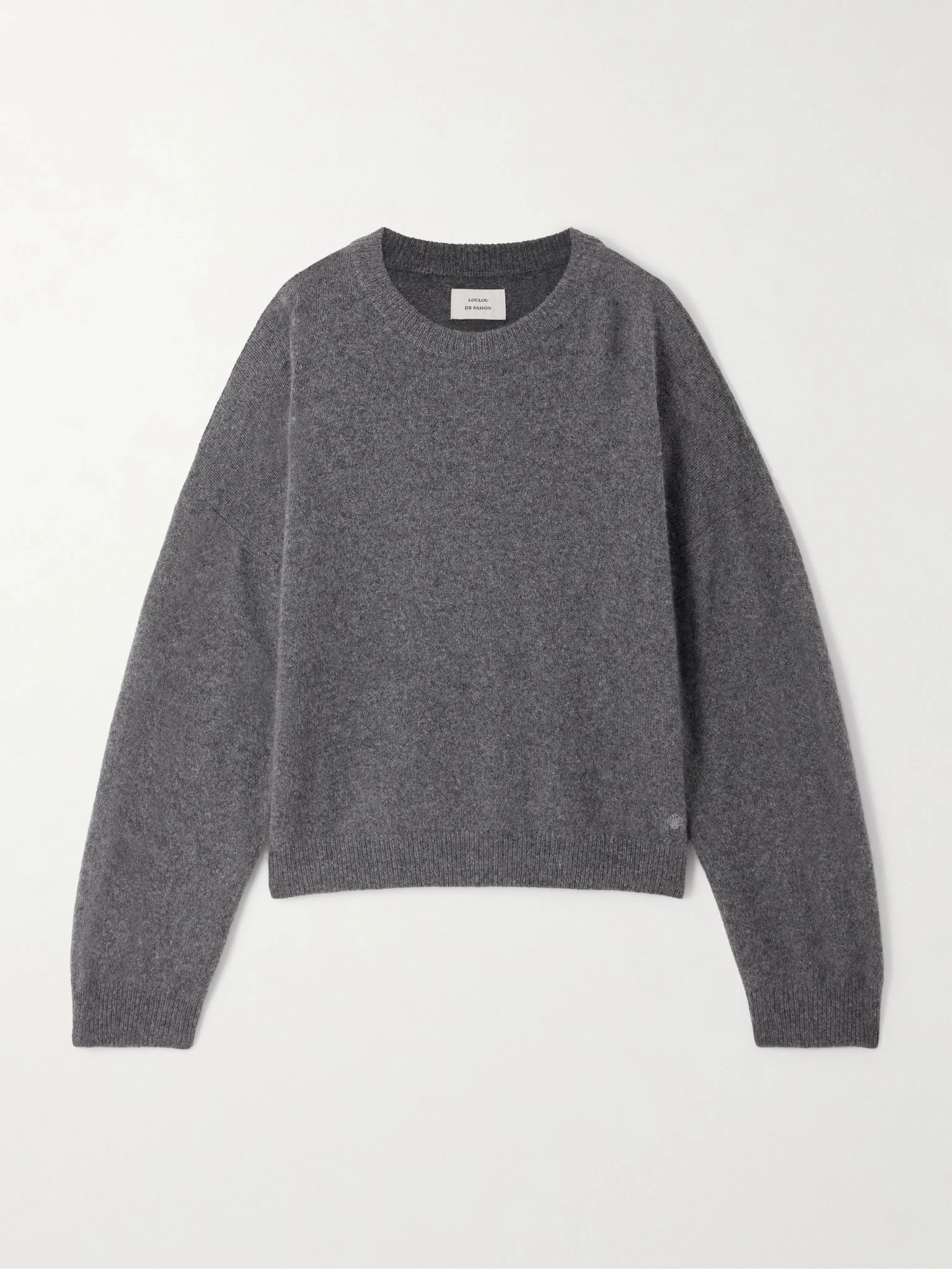 Anaa oversized cashmere sweater Gray - 1