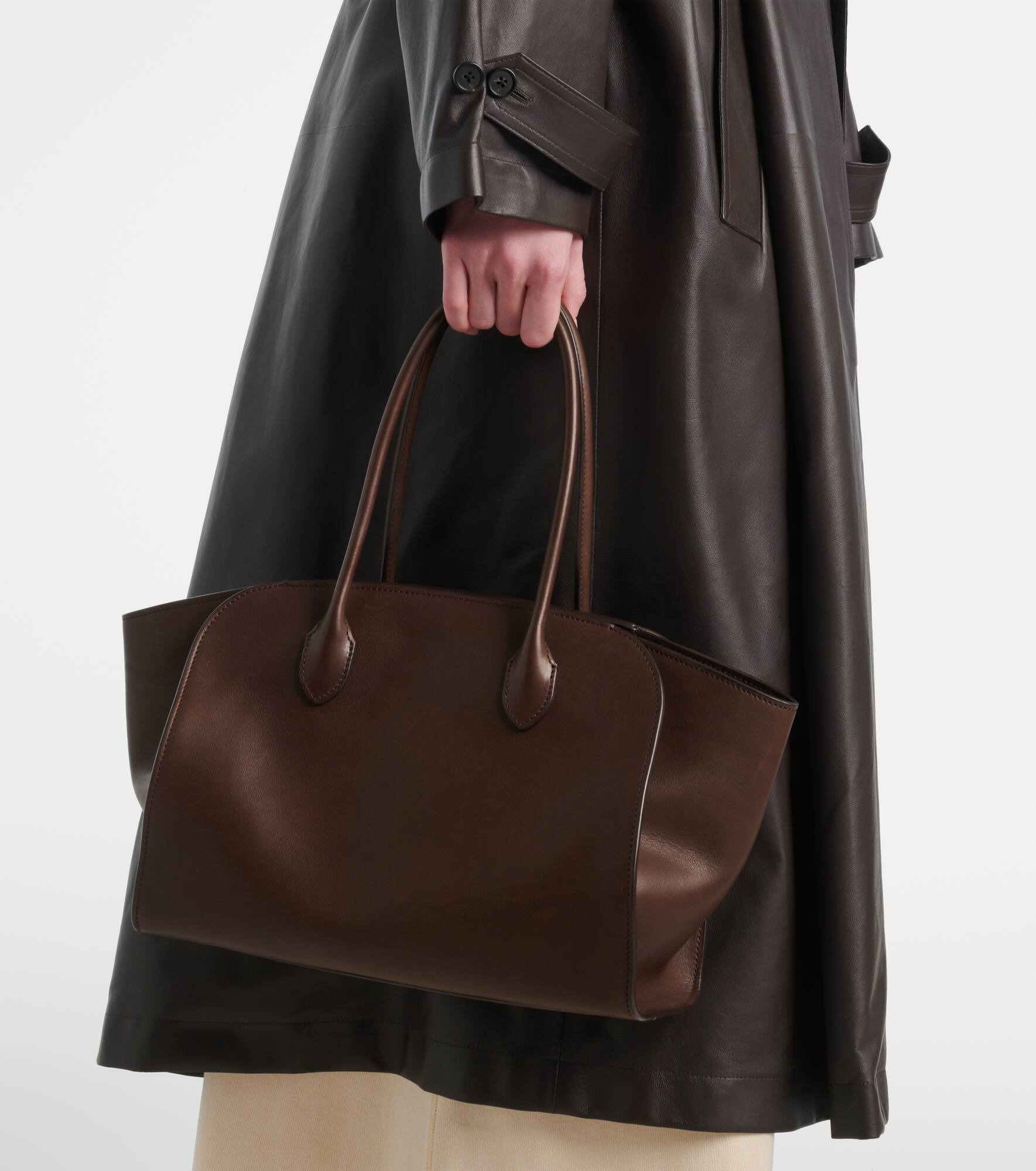 Marlo 12 leather tote bag - 7