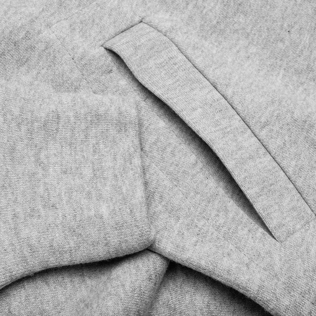 COMME DES GARCONS PLAY X THE ARTIST INVADER WOMEN'S HOODED SWEATSHIRT - TOP GREY - 4