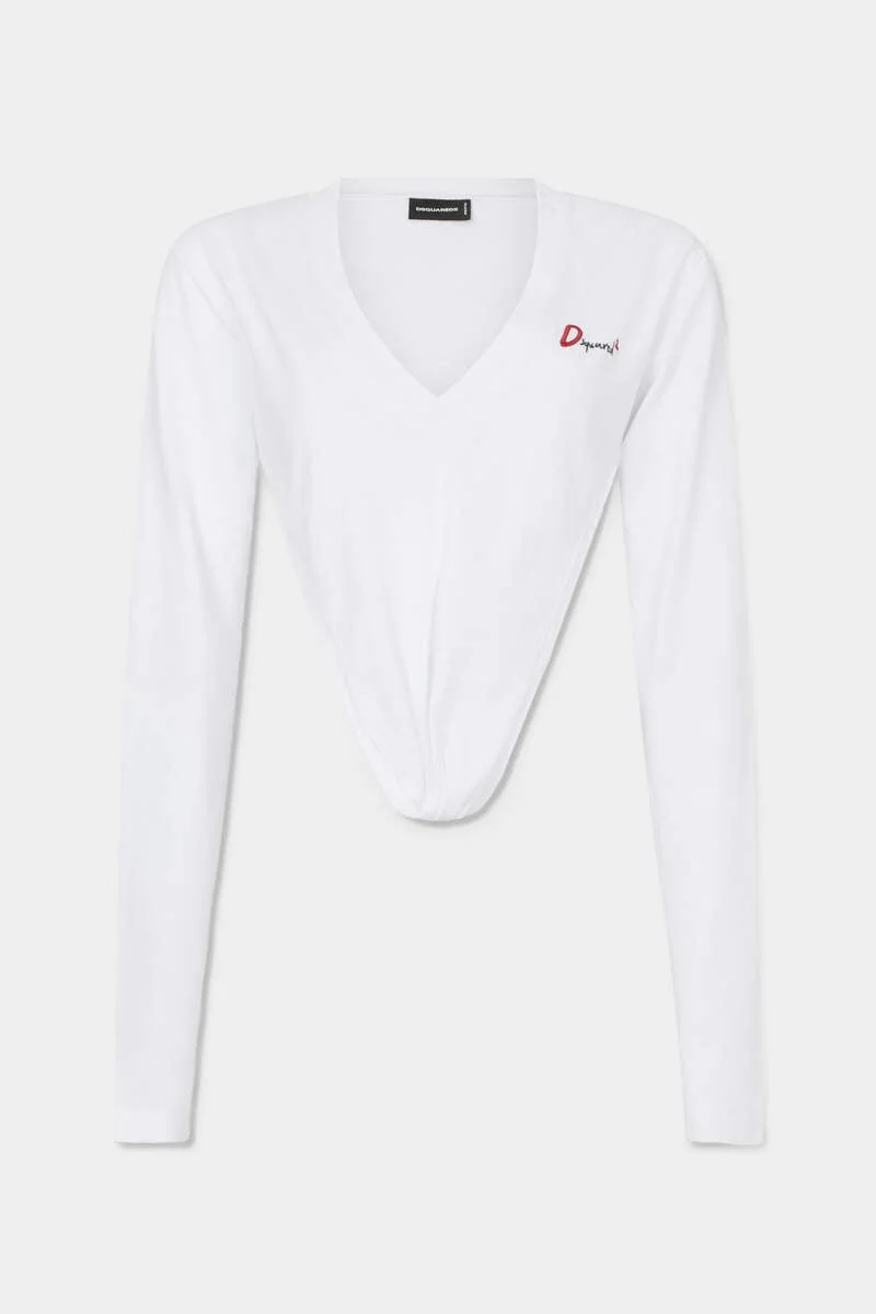 DEEP CUT JUST RIGHT FIT T-SHIRT - 1