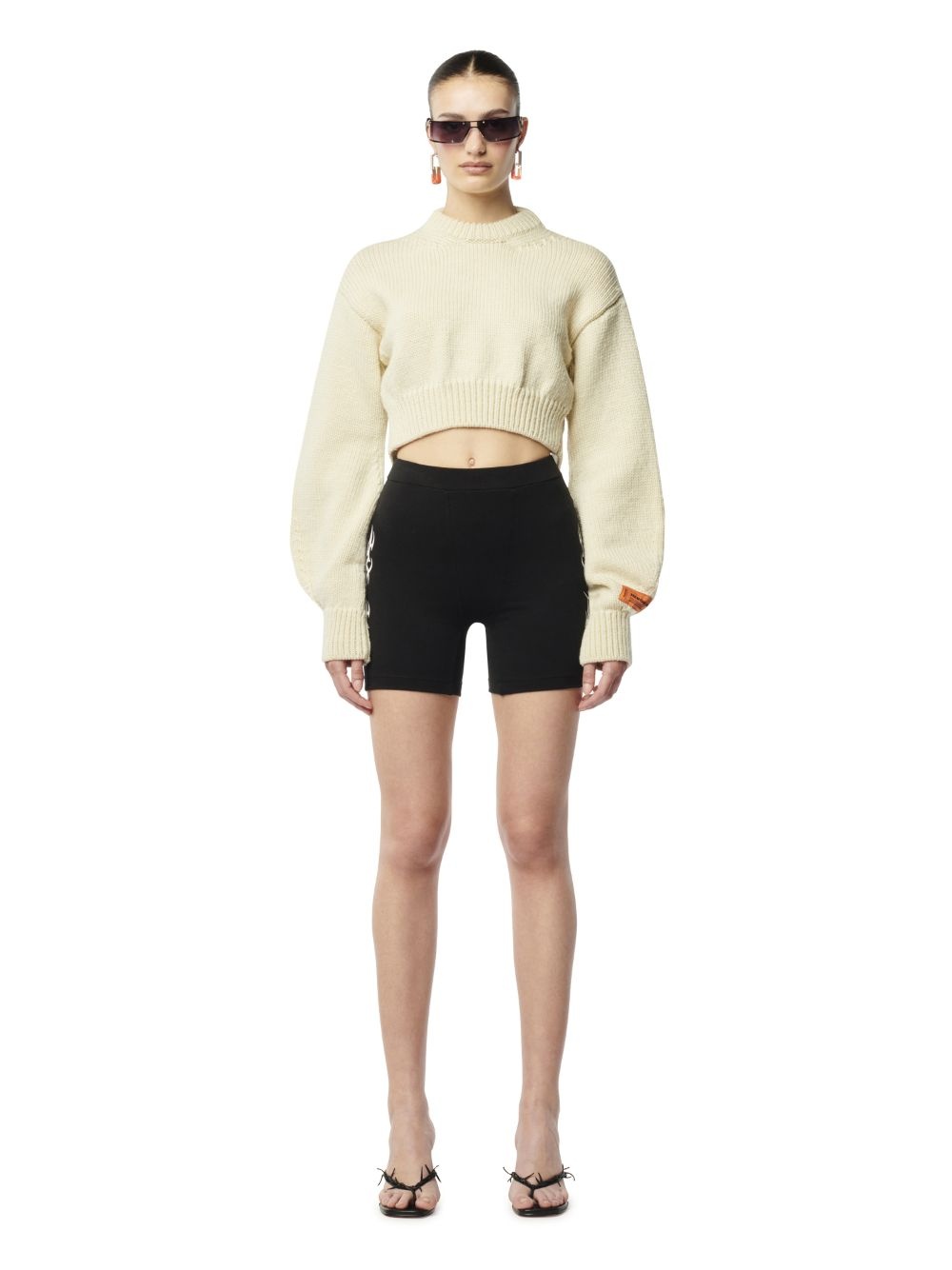 Crop Crewneck Back Cut Out - 2